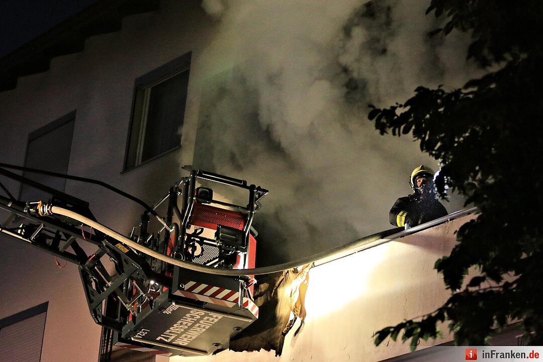 Brand in Mehrfamilienhaus in Memmelsdorf