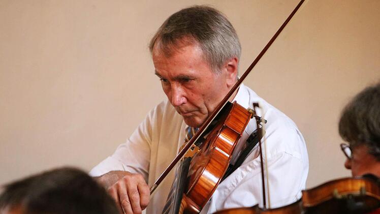 Impressioen von der Serenade mit dem Collegium musicum Coburg in der Schlosskirche AhornFoto: Jochen Berger