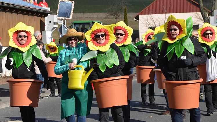Faschingszug Rosenmontag in Waldfenster Foto: Peter Rauch