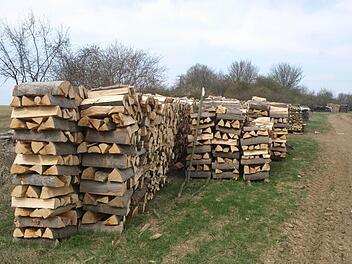 Ordnung muss sein: In Weichtungen sollen die Lagerflächen für Brennholz hergerichtet werden. Unser Bild zeigt einen Holzlagerplatz in Eltingshausen. Foto: Stefan Geiger