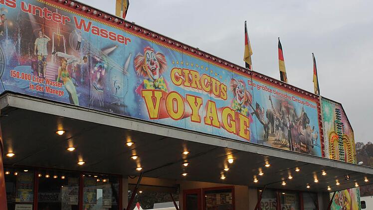 Der Circus Voyage gastiert zurzeit in Kronach auf dem Schützenplatz. Foto: Dominic Buckreus