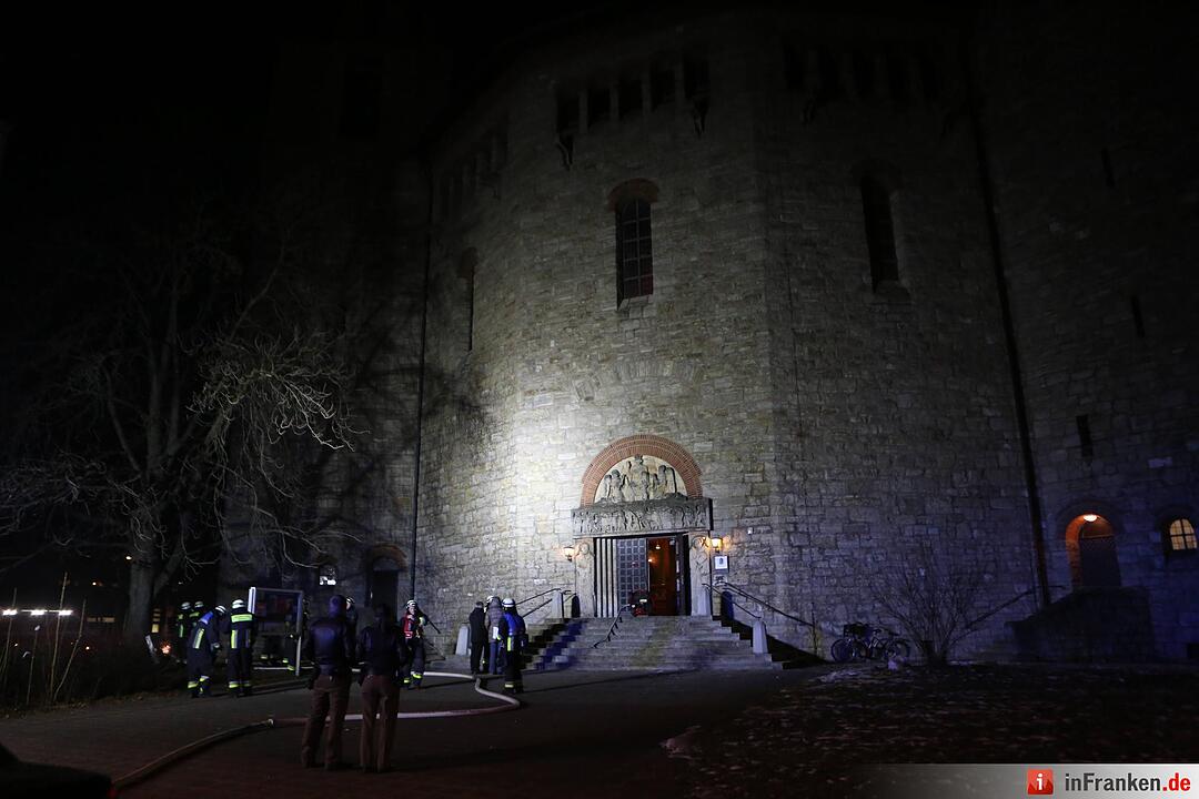 Nürnberg: Feuer in Gedächtniskirche löst Einsatz aus