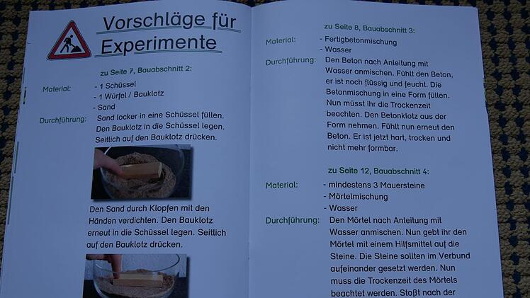 So sieht das Unterrichtsmaterial  zum LehrplanPLUS für Grundschulen aus, die Coburgs Studenten im Rahmen ihres Studiums des "Coburger Weg-Projekts" kreierten. Foto: Manja von Nida