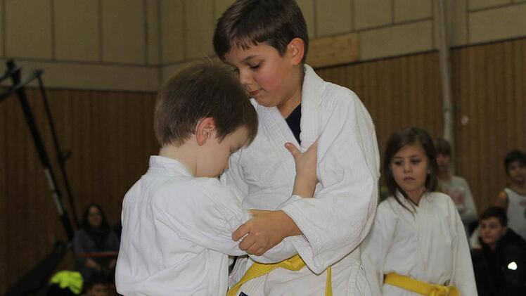 Judo in Aktion hieß es bei der Vorstellung der verschiedenen Kampfsporttechniken. Foto: Michael Wunder