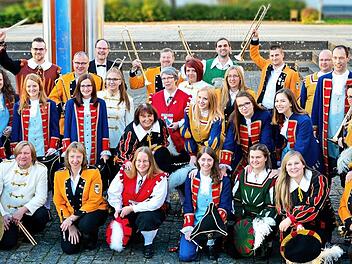 Der Fanfaren- und Spielmannszug Hofheim feiert sein 60-jähriges Bestehen. Dazu macht ihm das Auswahlorchester der Spielleute seine Aufwartung mit einem Konzert. Foto: Andrea Forster