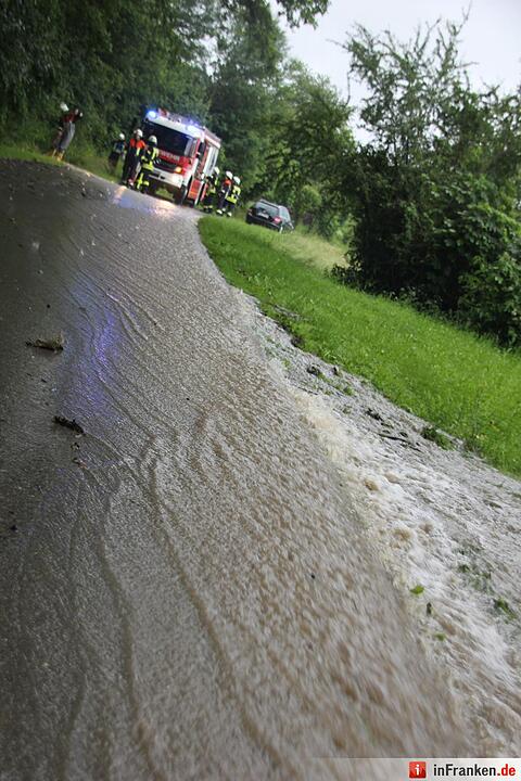 Hochwasser Landkreis Haßberge