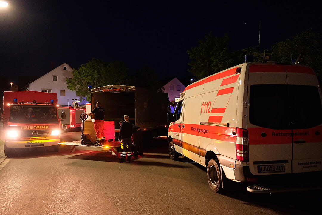 Ein Verletzter bei Brand im Nürnberger Land
