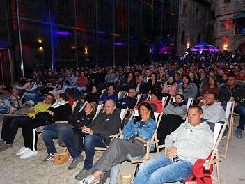 In einer traumhaften Kulisse findet im Thurnauer Schlosshof das Open-Air-Kino statt.