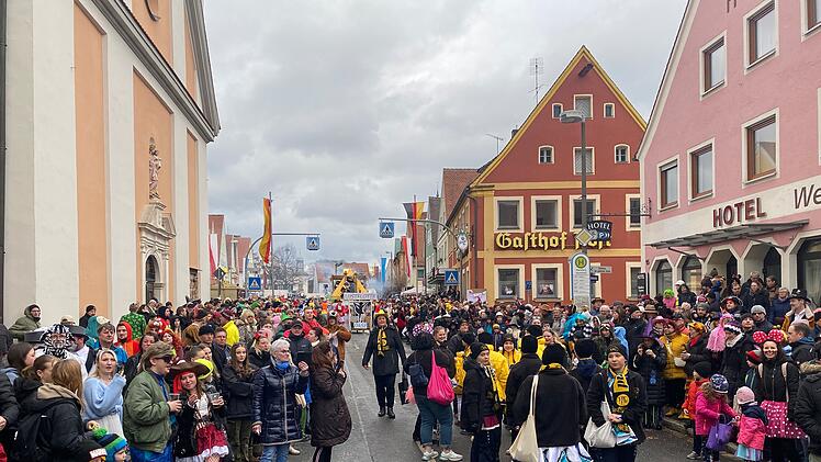 Allersberger Faschingsumzug 2023 mit 20.000 Besuchern