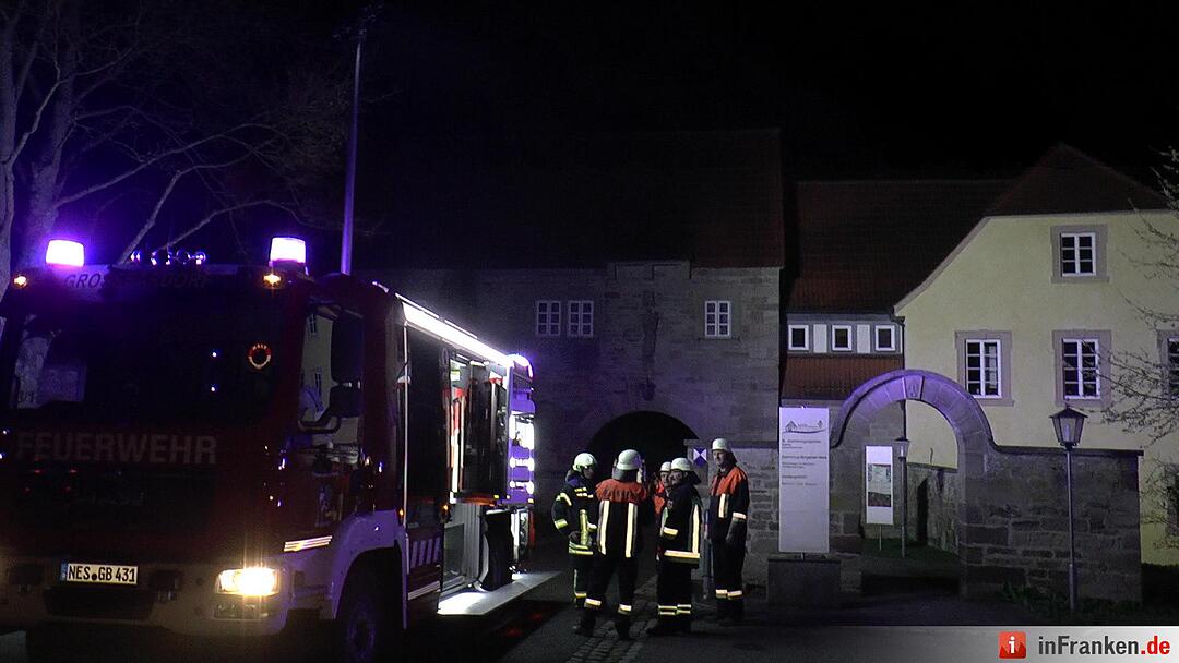 Brand in Kloster bei Münnerstadt – 250 Heimbewohner von Feuer bedroht