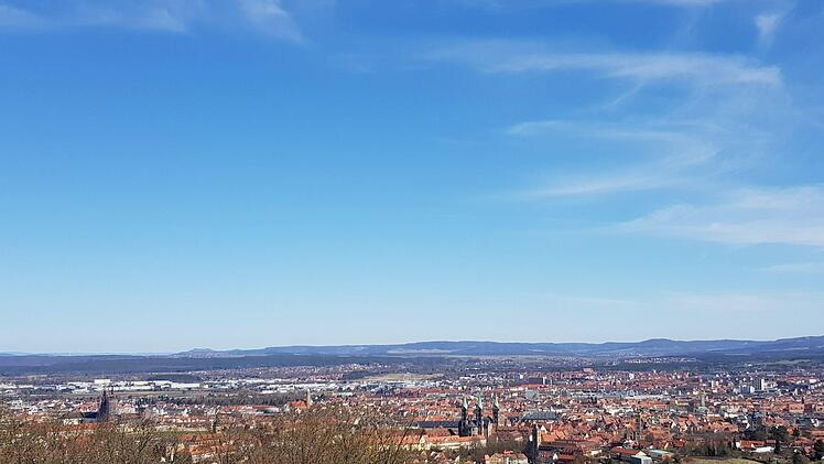 Ausblick von der Altenburg auf die Stadt.  Gerdes
