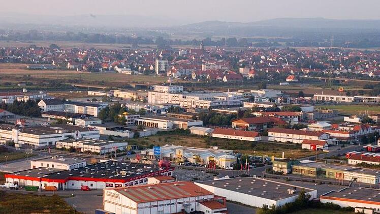 Das Gewerbegebiet 2001