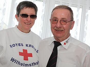 Christa und Herbert Gögelein sind zwei tragende Säulen des Roten Kreuzes in Wilhelmsthal und im Landkreis Kronach. Foto: Jan Koch