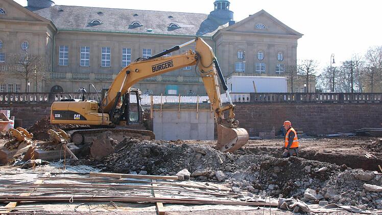 Eindrücke von der Baustelle Rosengarten. Foto: Ralf Ruppert