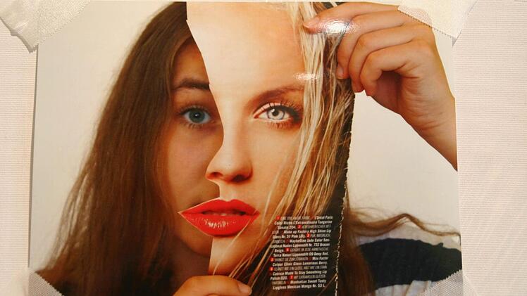 Portaitcollage von Mika Meinck: Der schöne Schein bleibt durchsichtig.