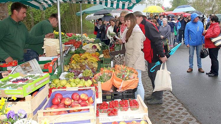 Jetzt hat der Bürger das Sagen: Wie es mit dem Grüber Wochenmarkt weitergeht, wird sich spätestens beim Bürgerentscheid am 25. Juni zeigen. Foto: Michael Stelzner