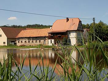 Um Wasser ging es bei der Sitzung der Veitensteingruppe - allerdings um Kanal und Abwasser sowie die Trinkwasserleitung - während das Bild den Blick über den See in Godeldorf zeigt.  Fotos: Günther Geiling