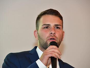 Claudio Kleinhans beim Wahlforum der Saale-Zeitung im Sommer 2016 Foto: Archiv/Ronald Rinklef