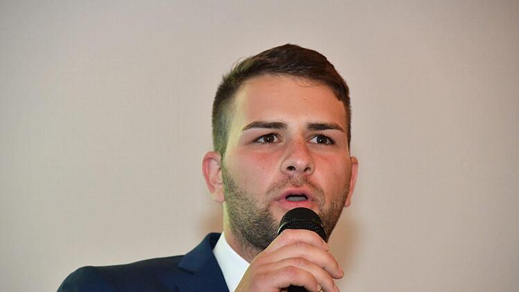 Claudio Kleinhans beim Wahlforum der Saale-Zeitung im Sommer 2016 Foto: Archiv/Ronald Rinklef