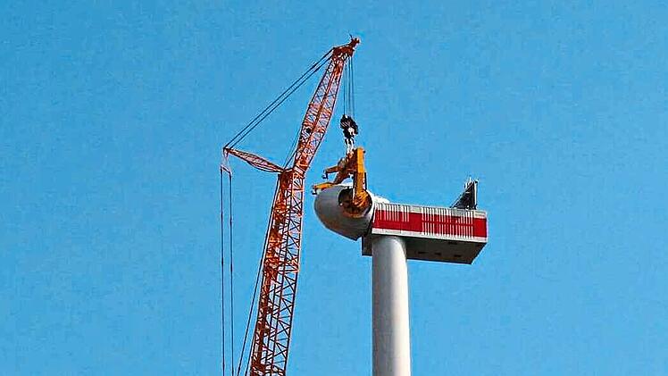 Windr&auml;der bei Tremersdorf im Landkreis Coburg.Symbolbild: Martin Rebhan