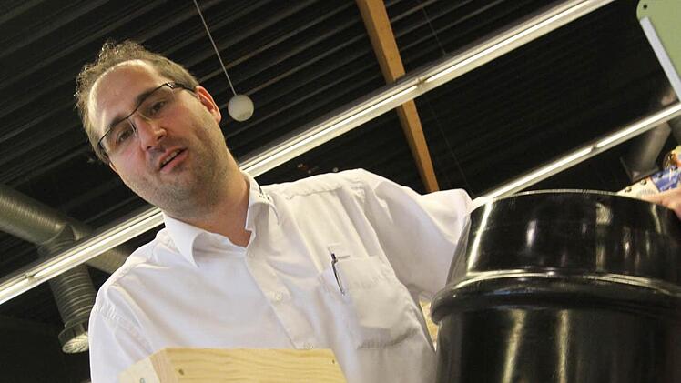 "Ich bin eher der Frische, ich mag das Bier jung", sagt Christian Werner.
