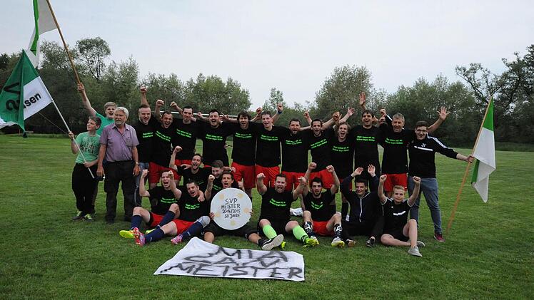 Der SV Pfaffenhausen ist Meister in der B-Klasse Rhön 2. Foto: Hopf