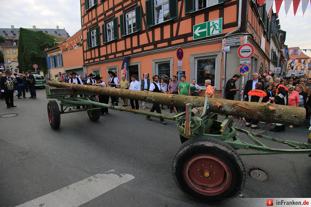 Sandkerwa 2015 - Kerwasbaum-Aufstellen