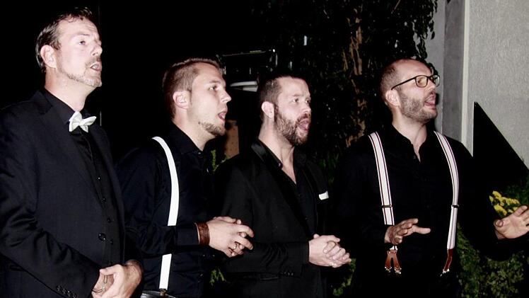 "Die Neffen von Tante Eleonor" sind eine A-cappella-Formation.       Foto: Richard Sänger