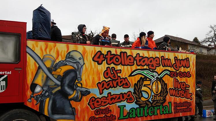 Die Lautertaler weisen auf ihr großes Fest Ende Juni hin. Foto: Simone Bastian