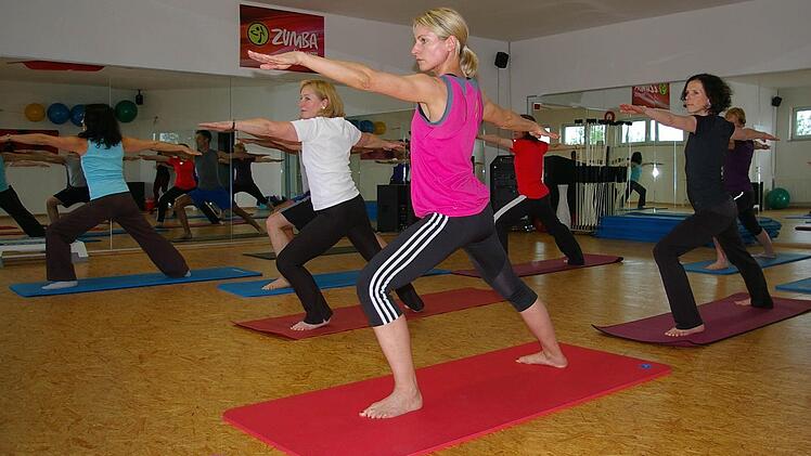 Konzentration und gute Haltung - Yoga liegt im Trend. Die Kurse im Bodypower sind gut besucht