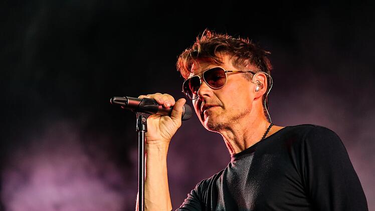 a-ha-Sänger Morten Harket beim Konzert in Coburg.Foto: Matthias Hoch