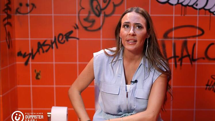 Alessia Herren steht mächtig auf dem Schlauch.