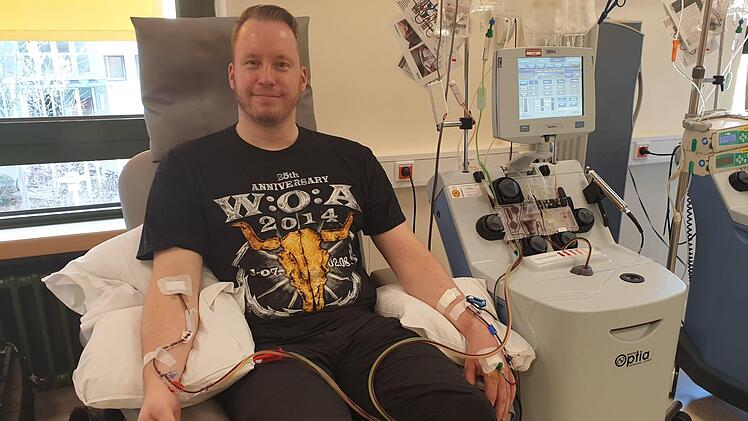 Thorsten Schreiber aus Hirschaid hat sich 2014 beim Wacken Open Air als Stammzellspender registrieren lassen - und konnte nun damit ein Leben retten. Foto: DKMS