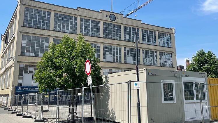 In diesem Spinnereigebäude  soll das "Grüne Zentrum" entstehen.