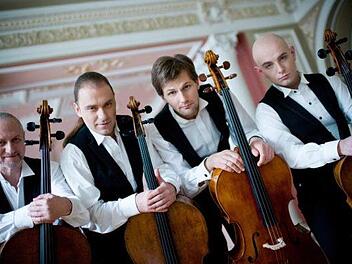 Das Rastrelli Cello-Quartett gestaltet den Saison-Abschluss am Montag, 20. Mai, beim Coburger "Verein".Foto: Alexei Fedorov