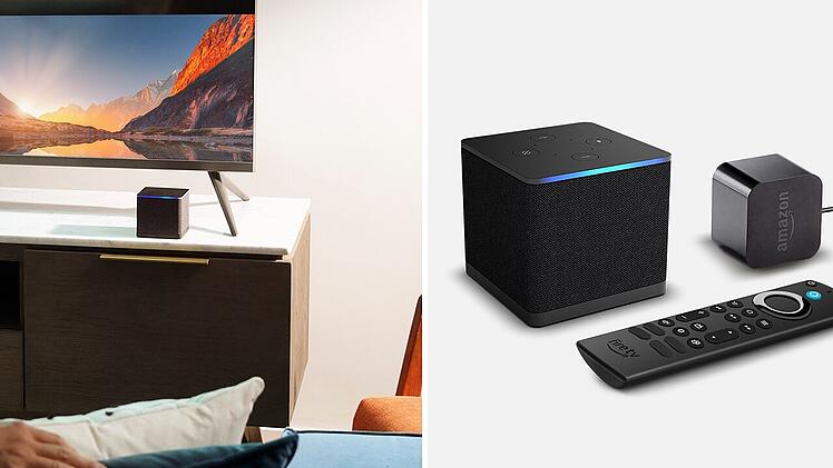 Der neue Fire TV Cube - jetzt schon vorbestellen (erhältlich ab 27. Oktober 2022). Collage: infranken.de