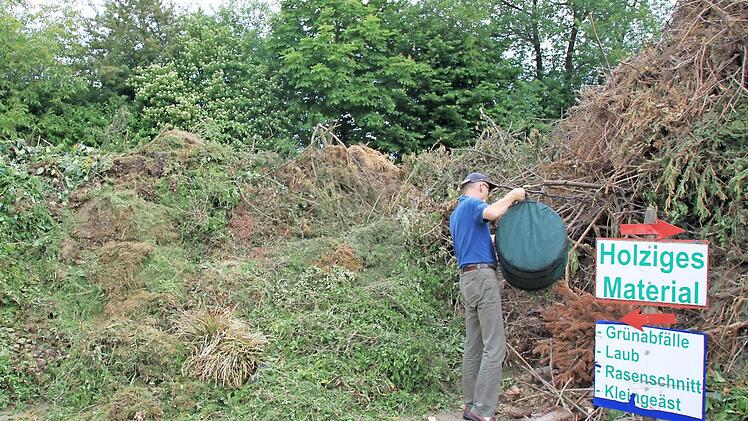 Die Grüngutsammelplätze werden von den Gartenbesitzern gerne in Anspruch genommen. Foto: Heike Beudert