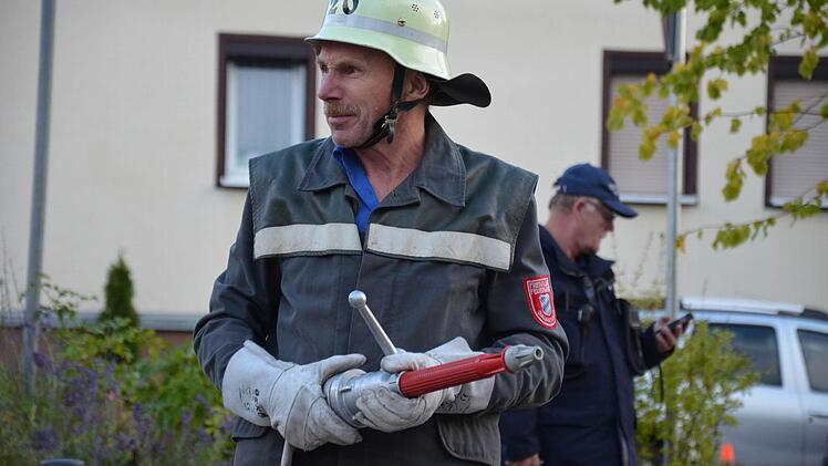 Großübung in Gauaschach  Foto: Jana Keul