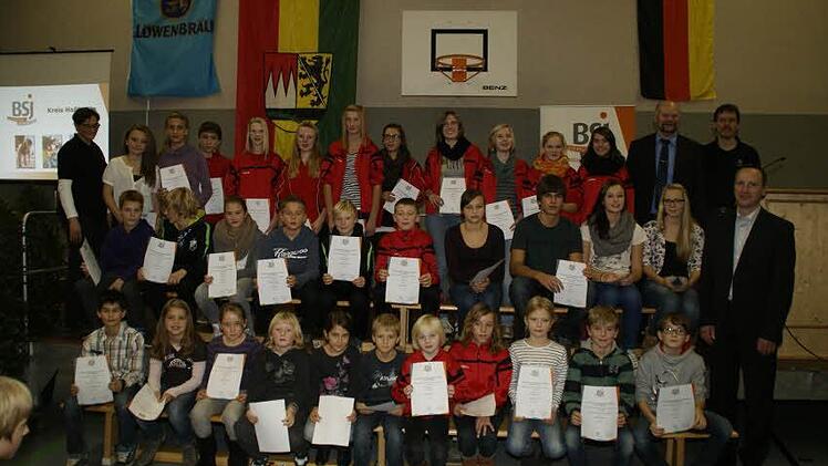 Zahlreiche junge Sportler wurden in Limbach für ihre außergewöhnlichen Leistungen geehrt