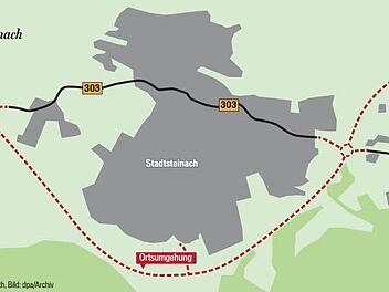 Bereits im Herbst 2014 wurden die detaillierten Pläne für die Ortsumgehung von Stadtsteinach der Öffentlichkeit vorgestellt.