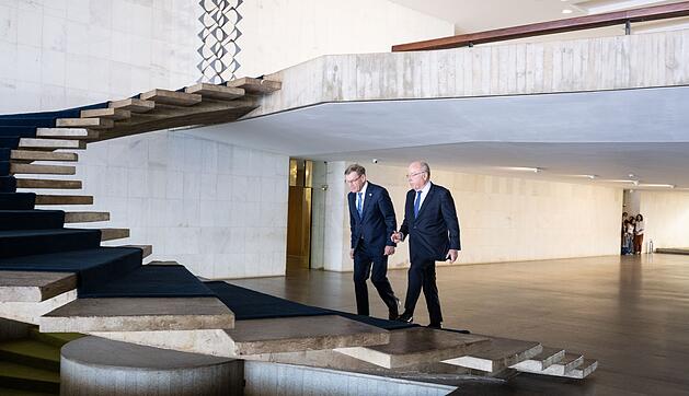 Au&szlig;enminister Wadephul in Brasilien