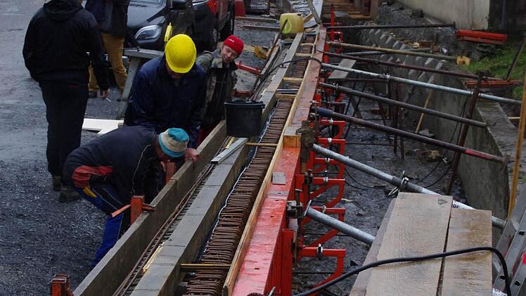 Bauarbeiten in Steinberg. Foto: Marco Meißner