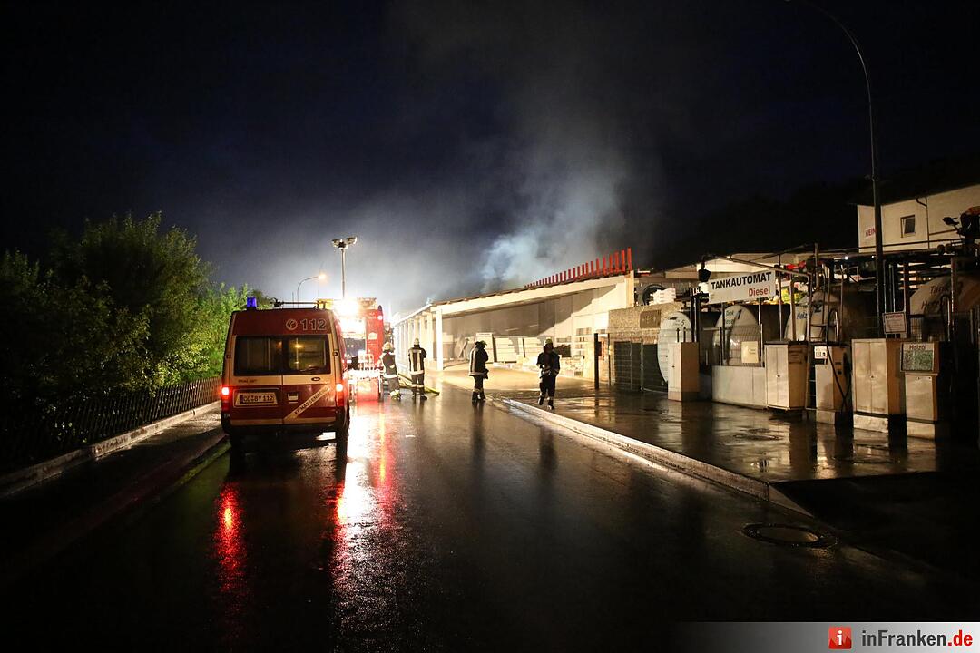 Brand in Baustoffhandel in Steinach