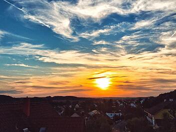 Am Wochenende kann sich Franken wohl wieder auf einen Himmel wie diesen freuen. Foto: inFrankenPix-User Patrick Nöckel