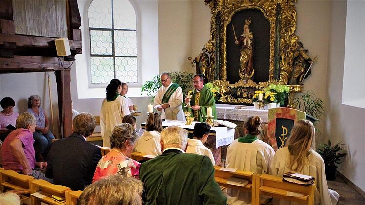 Ein großer Gewinn für die Stockheimer Pfarrgemeinde St. Wolfgang ist die Werktagskapelle.