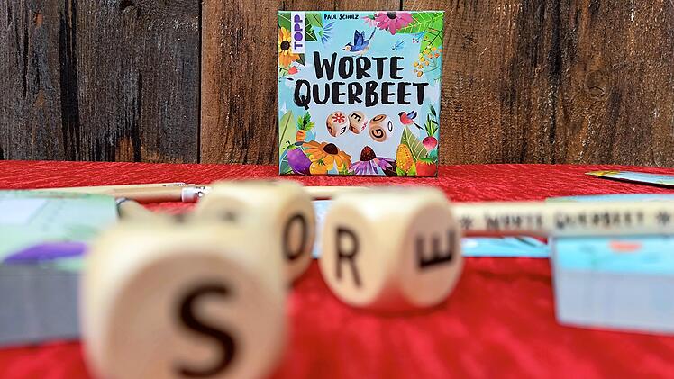 Worte Querbeet im Test - Würfelspiel mit Buchstaben und Gärtnerthema