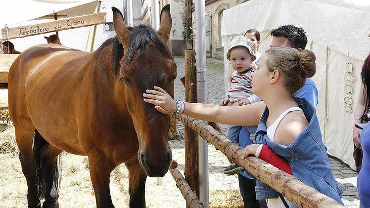 Kronach feierte sich und seine Geschichte beim Historischen Stadtspektakel. Foto: Matthias Hoch