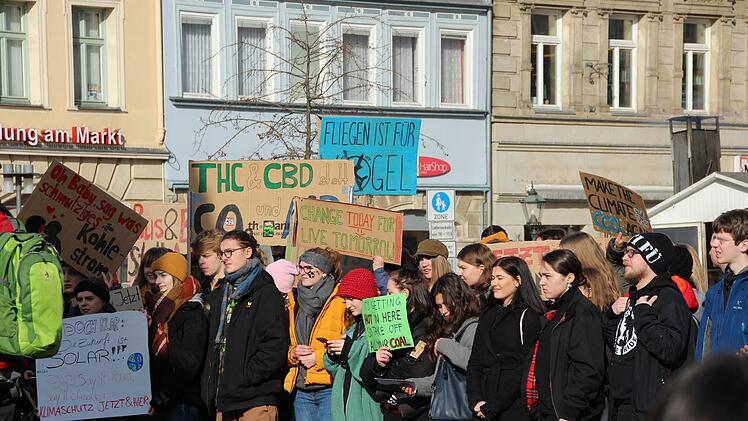 Schüler-Demo in Coburg für mehr Umwelt- und KlimaschutzOliver Schmidt