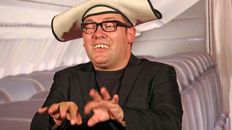 Auch ohne Puppe komisch: Pierre Ruby in Aktion