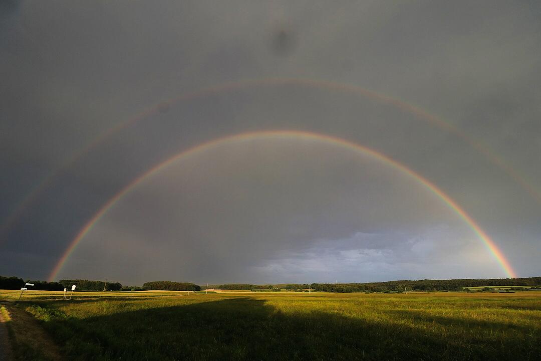 Kräftige Unwetter halten Mittelfranken im Atem